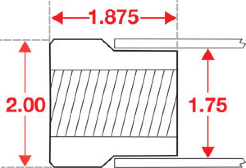 SPC Performance Weld In Bung RH Thread 1-1/4in x 12