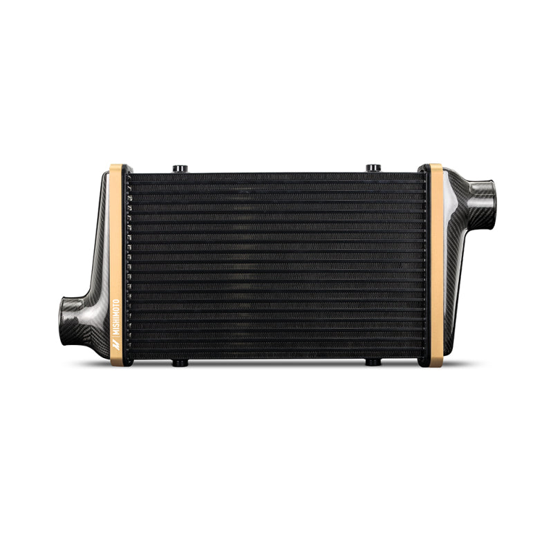 Mishimoto Universal Carbon Fiber Intercooler - Matte Tanks - 450mm Silver Core - C-Flow - R V-Band