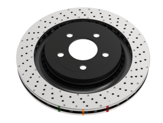 DBA 20-23 Chevrolet Corvette Z51 Rear 4000 Series Drilled Rotor