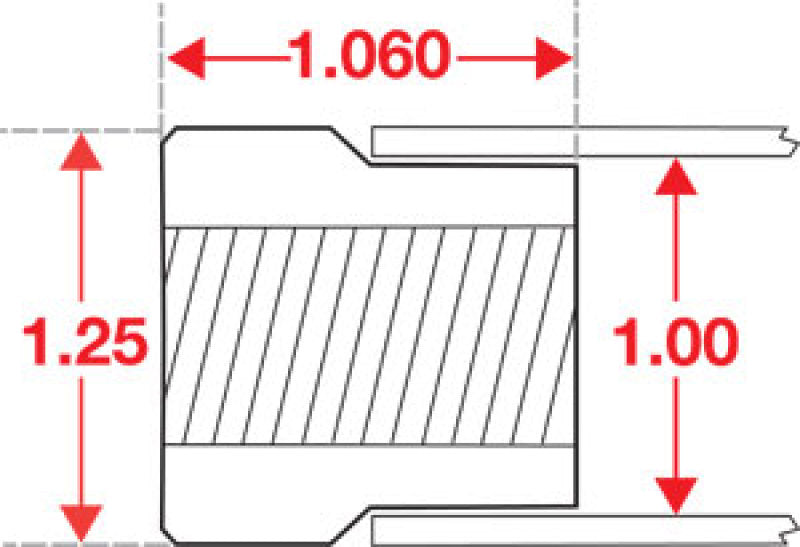 SPC Performance Weld In Bung RH Thread M8 x 1.5