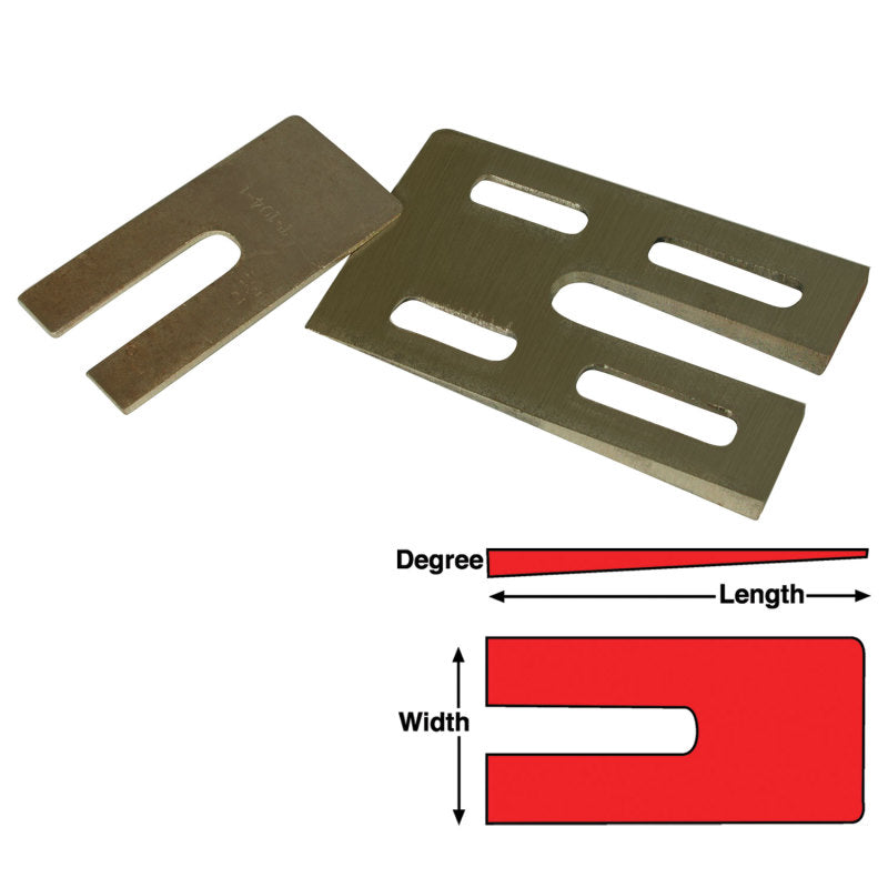 SPC Performance MBZ SHIMS 3X6X3.5 deg.(6)