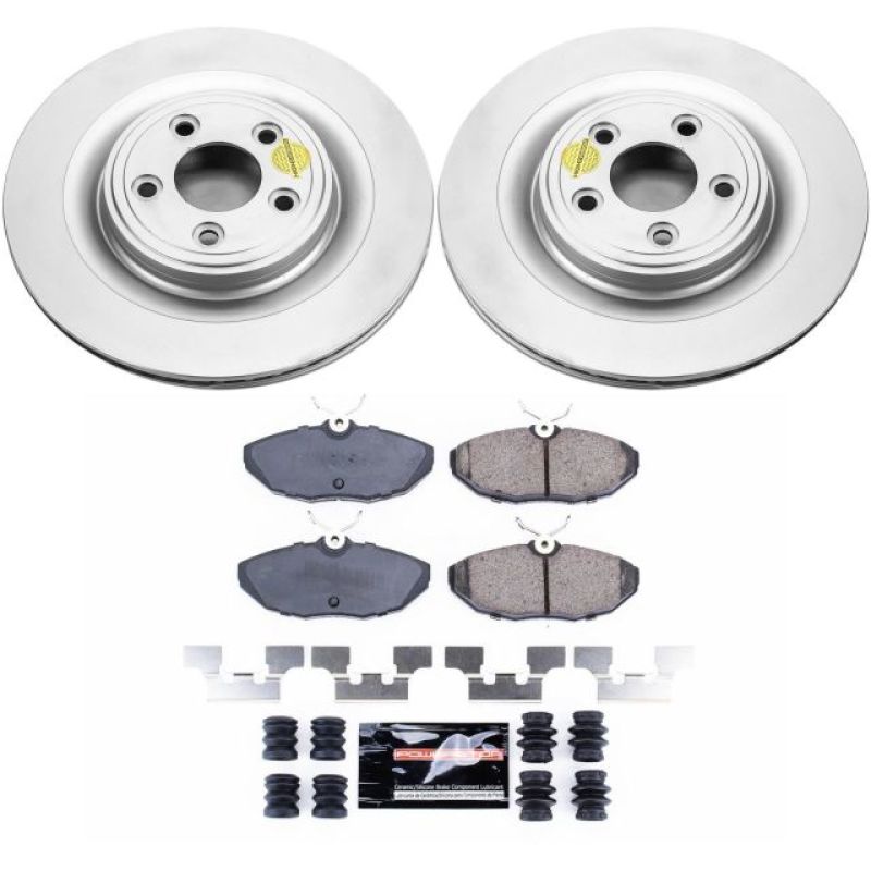 Power Stop 2006 Jaguar S-Type Rear Z23 Evolution Sport Coated Brake Kit