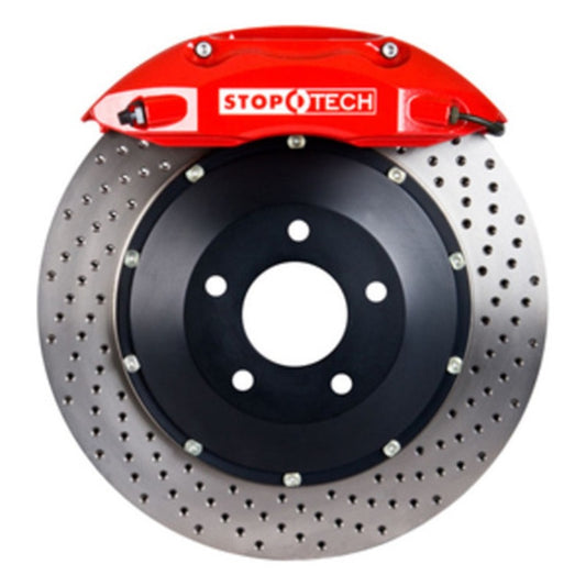 StopTech BBK 00-06 Toyota Tundra/96-02 4Runner ST-40 Red Caliper 355x32 Drilled Front Rotors