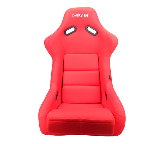 NRG FRP Bucket Seat (Red Cloth) - Large