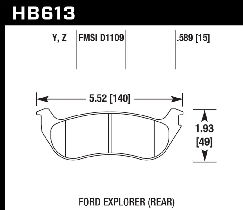 Hawk LTS Street Brake Pads