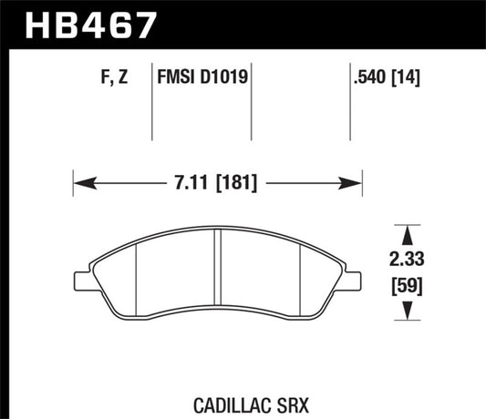 Hawk HPS Street Brake Pads