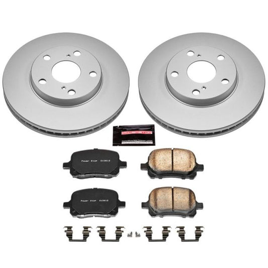 Power Stop 97-01 Lexus ES300 Front Z17 Evolution Geomet Coated Brake Kit