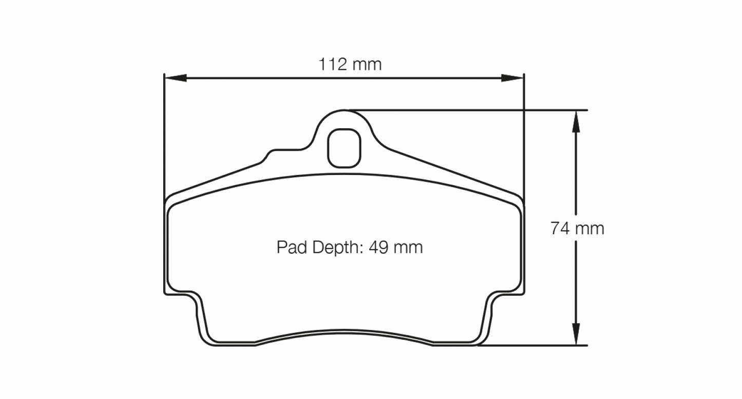 Pagid Porsche 718, 996/997, Boxster, Cayenne, Cayman S RSL29 Rear Brake Pads