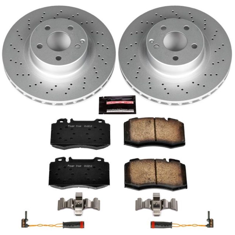 Power Stop 00-03 Mercedes-Benz CL500 Front Z23 Evolution Sport Coated Brake Kit