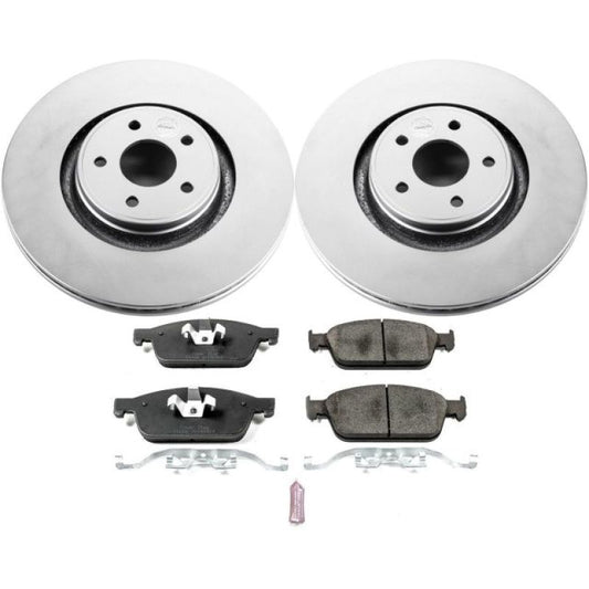 Power Stop 13-14 Ford Focus Front Z17 Evolution Geomet Coated Brake Kit