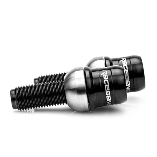 Raceseng TLR-1 Titanium Lug Bolt Set - M14x1.5mm / R14 Floating Seat - Brushed Black