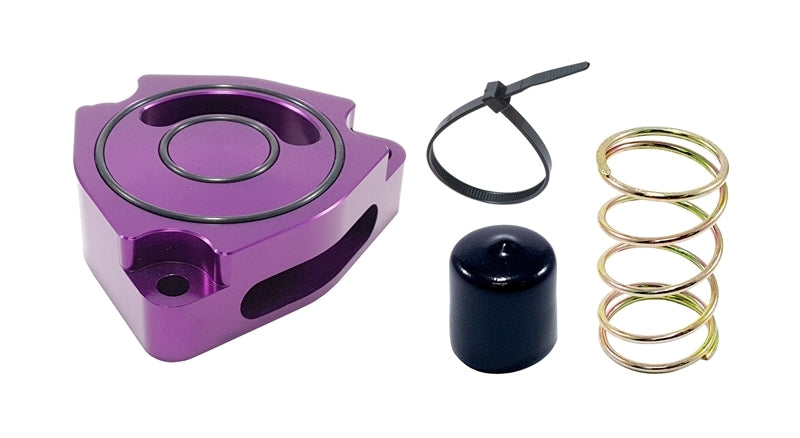 Torque Solution Blow Off BOV Sound Plate (Purple) 14+ Kia Forte Koup Turbo