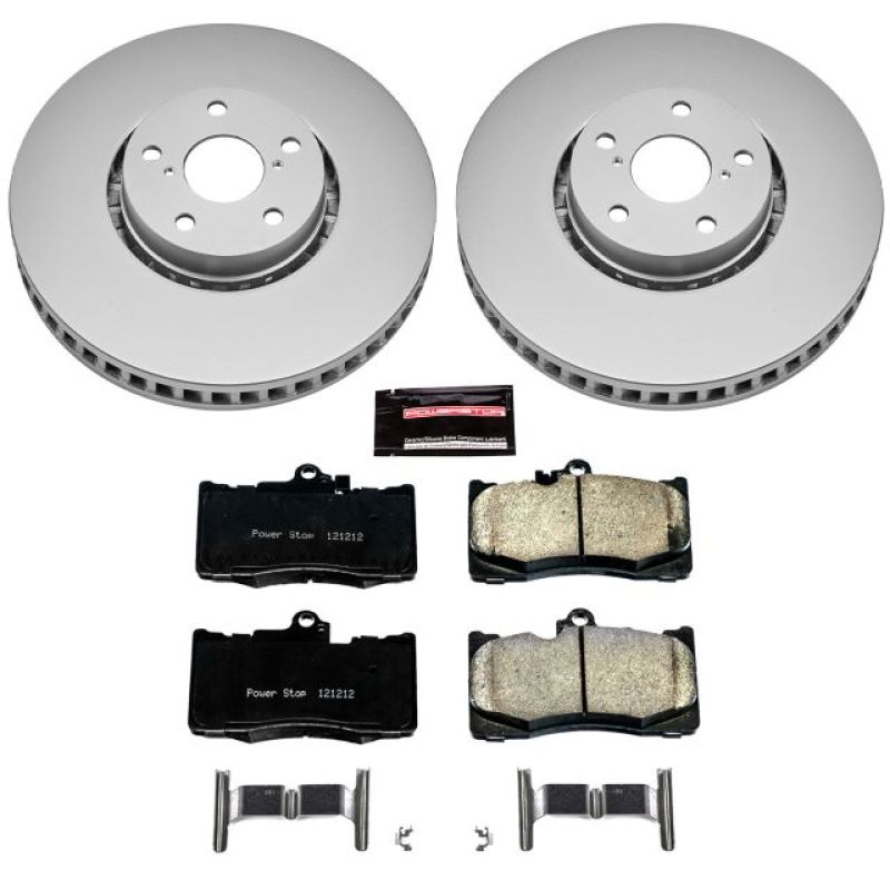 Power Stop 16-17 Lexus IS200t Front Z17 Evolution Geomet Coated Brake Kit