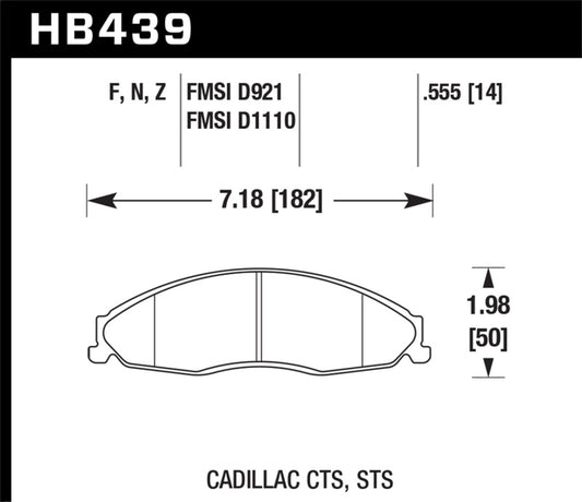 Hawk Performance Ceramic Street Brake Pads