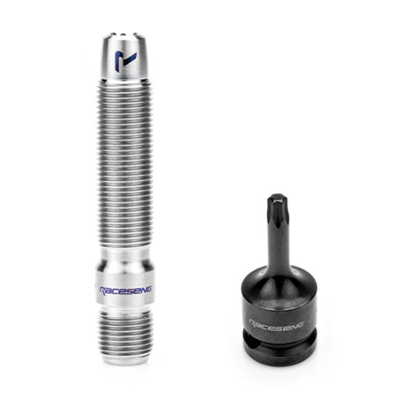 Raceseng Titanium Wheel Stud Conversion (Single) - M14x1.5mm (80mm L/Accommodates Max 15mm Spacer)