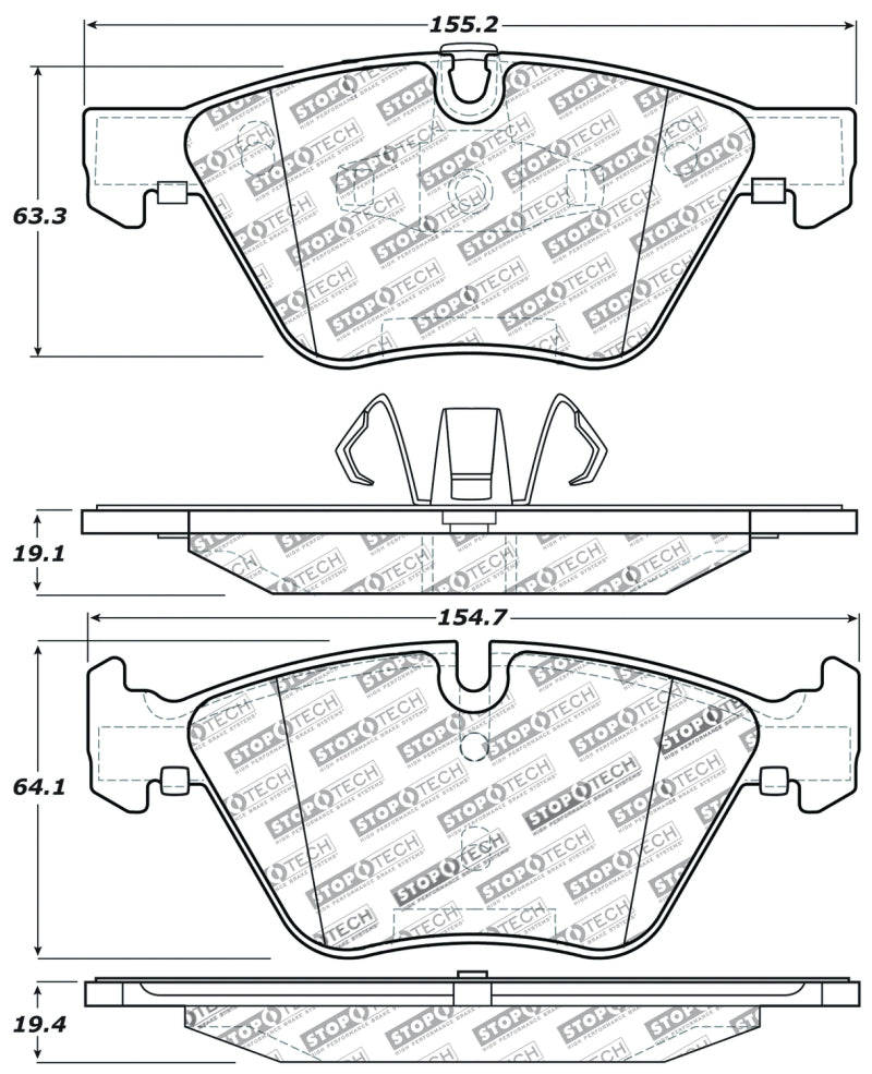 StopTech Performance Brake Pads