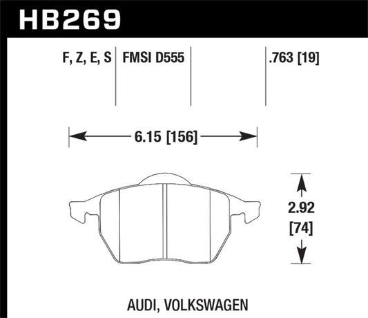 Hawk HPS Street Brake Pads