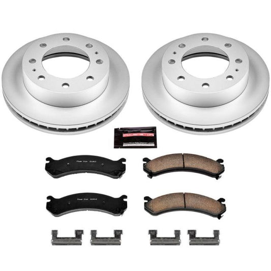 Power Stop 02-04 Chevrolet Avalanche 2500 Front Z17 Evolution Geomet Coated Brake Kit