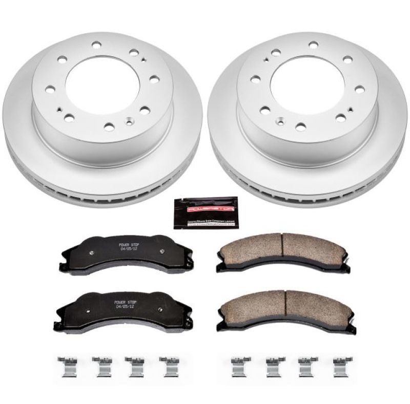 Power Stop 2011 Chevrolet Silverado 2500 HD Front Z17 Evolution Geomet Coated Brake Kit