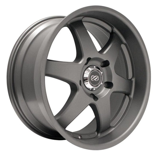 Enkei ST6 17x8 10mm Offset 5x127 Bolt Pattern 71.6 Bore Dia Gunmetal Machined Wheel