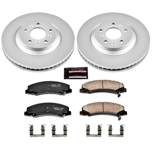 Power Stop 08-09 Buick Allure Front Z17 Evolution Geomet Coated Brake Kit