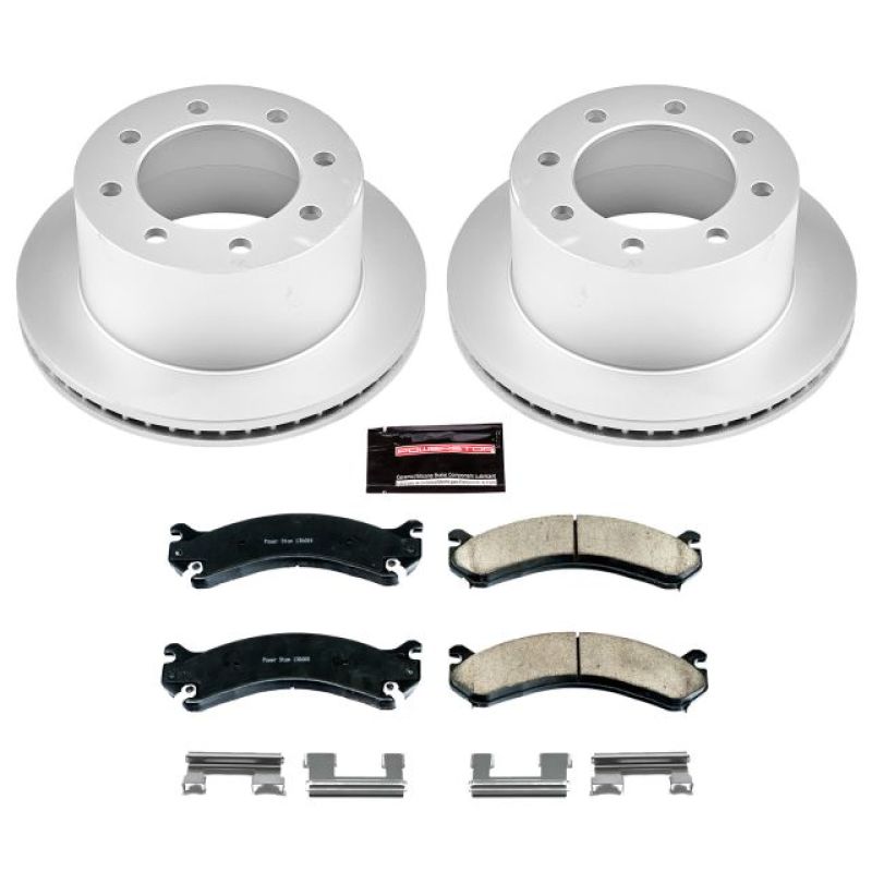 Power Stop 01-06 Chevrolet Silverado 3500 Rear Z17 Evolution Geomet Coated Brake Kit