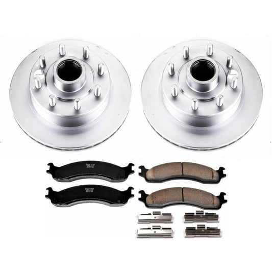 Power Stop 2007 Ford E-150 Front Z17 Evolution Geomet Coated Brake Kit