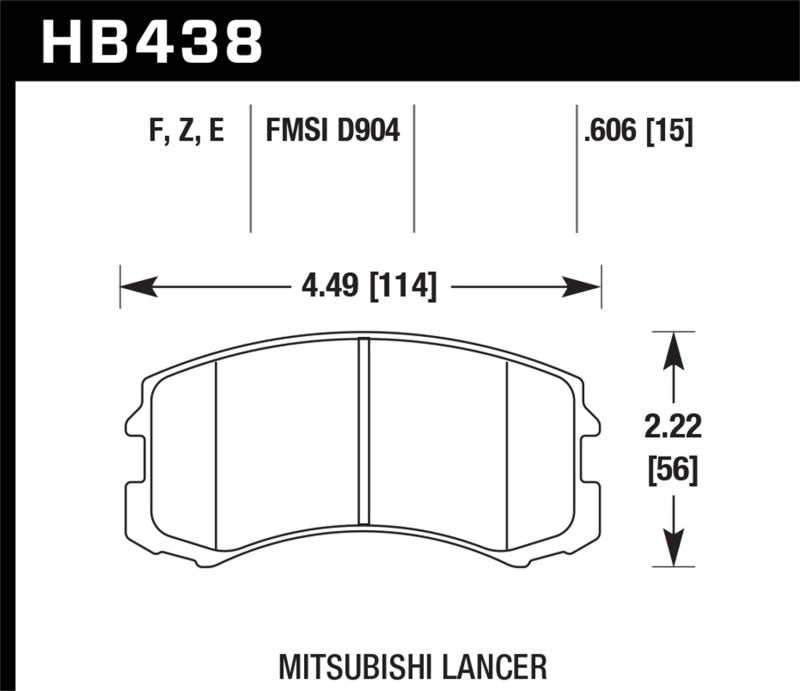 Hawk Performance Ceramic Street Brake Pads