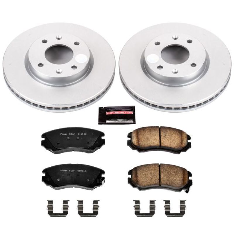 Power Stop 03-05 Hyundai Sonata Front Z17 Evolution Geomet Coated Brake Kit