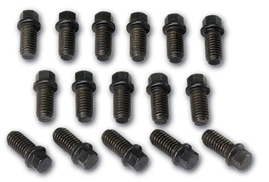 Moroso Header Bolts - 3/8in-16 - Steel - 16 Pack