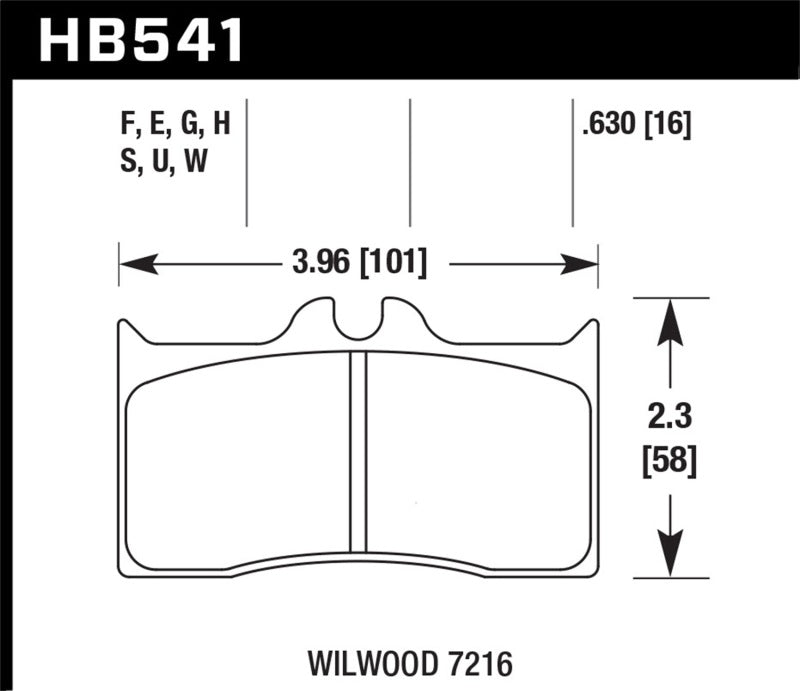 Hawk Wilwood DTC-70 Brake Pads