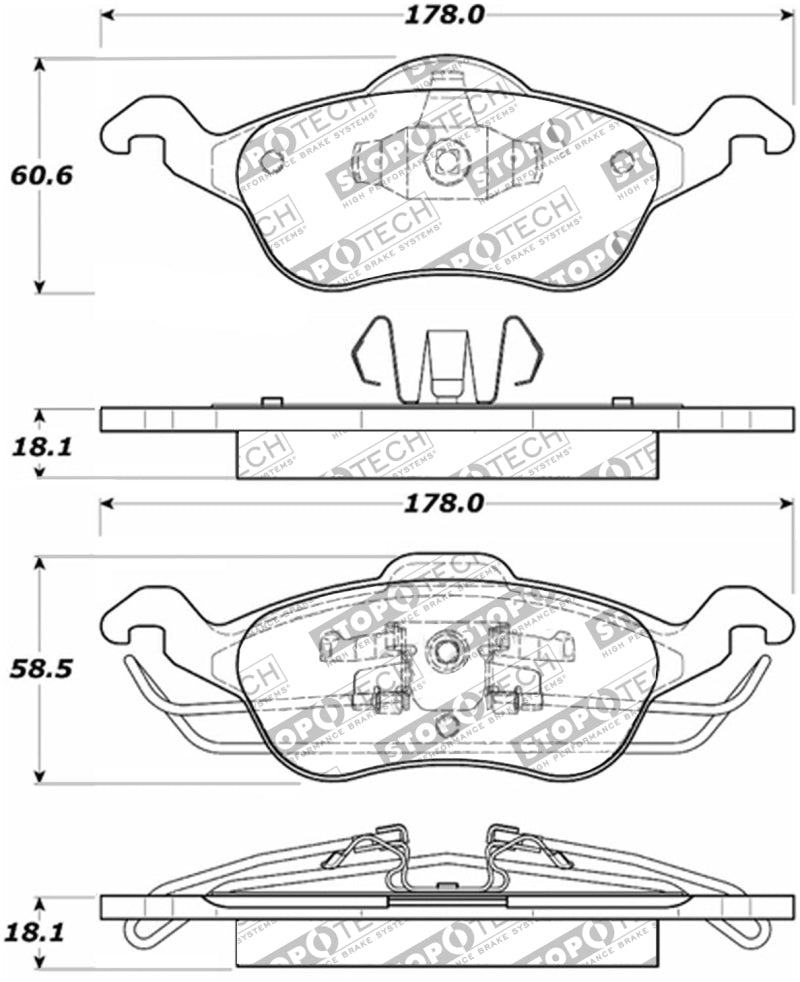 StopTech Performance Brake Pads