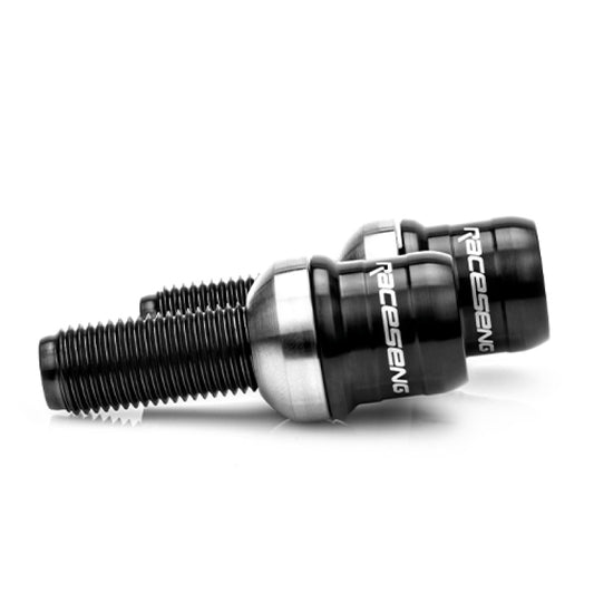 Raceseng TLR-1 Titanium Lug Bolt Set - M14x1.5mm / R13 Floating Seat - Brushed Black