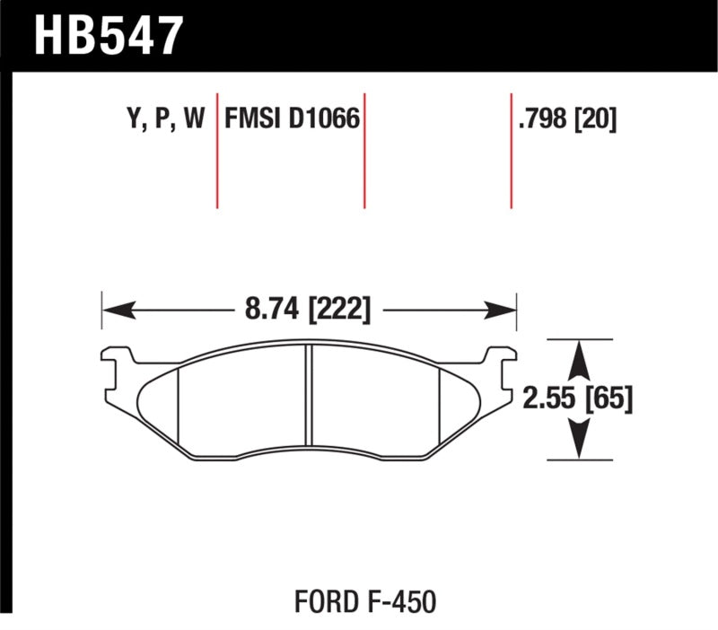 Hawk LTS Street Brake Pads