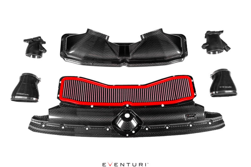 Eventuri Audi C8 RS6 / RS7 - Black Carbon Intake System - Gloss