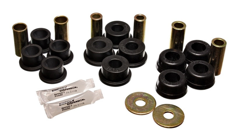 Energy Suspension 92-95 Toyota MR2 Black Rear Control Arm Bushing Set (includes Strut Bushings)