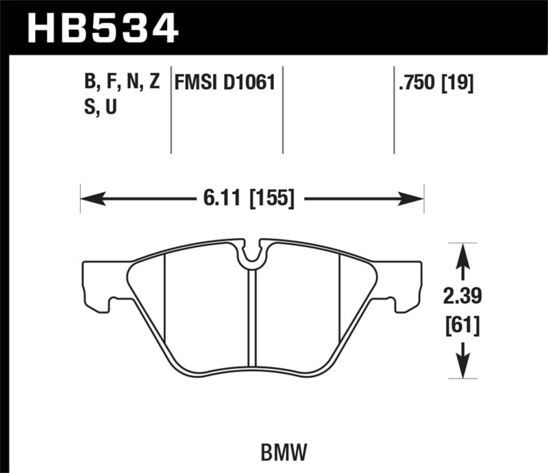 Hawk Performance Ceramic Street Brake Pads