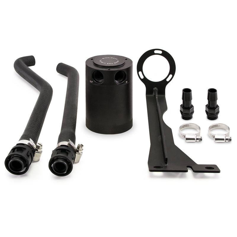 Mishimoto 2014+ Ford Fiesta ST Baffled Oil Catch Can Kit - Black