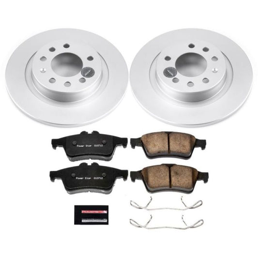 Power Stop 06-09 Pontiac Solstice Rear Z17 Evolution Geomet Coated Brake Kit