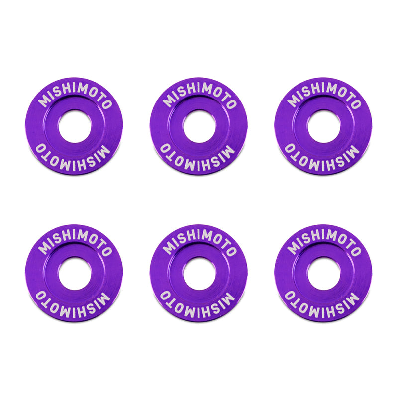 Mishimoto Small Fender Washer Kit (6pcs) - Purple