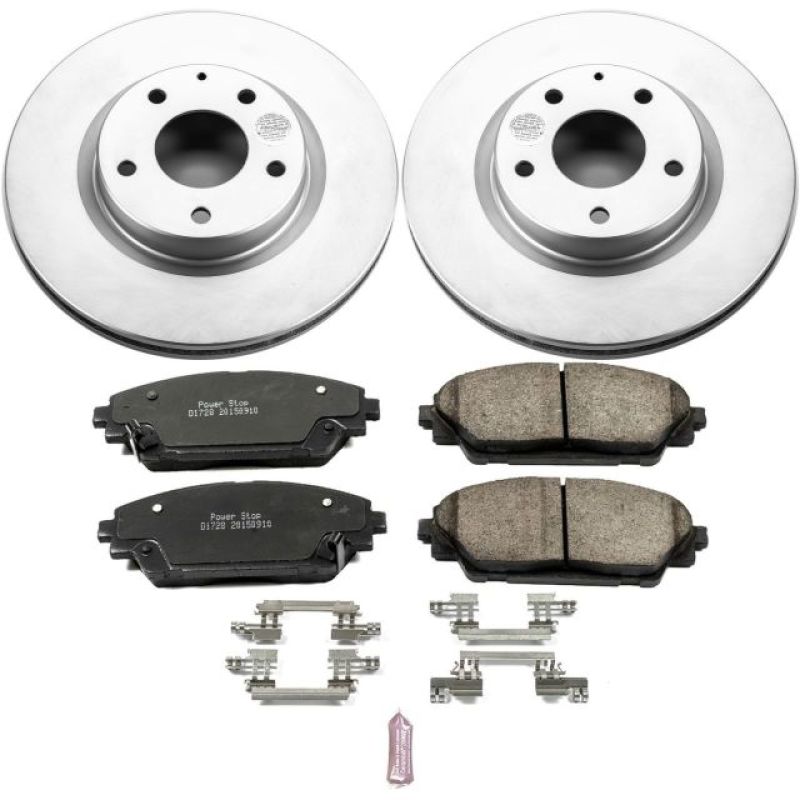 Power Stop 14-18 Mazda 3 Front Z17 Evolution Geomet Coated Brake Kit