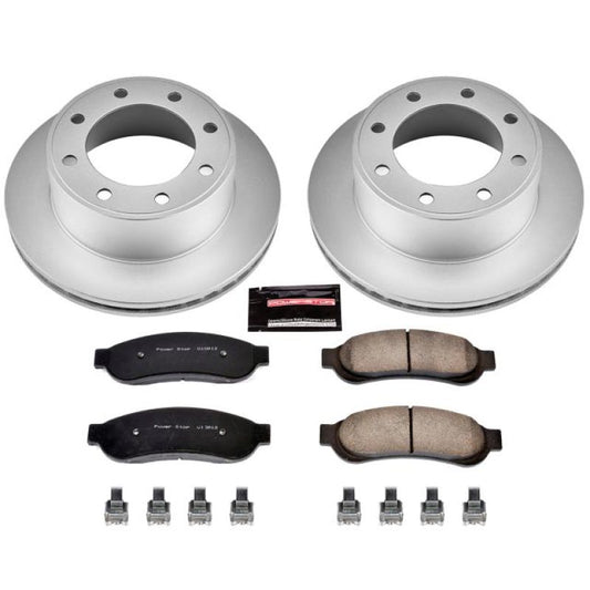 Power Stop 05-07 Ford F-250 Super Duty Rear Z17 Evolution Geomet Coated Brake Kit