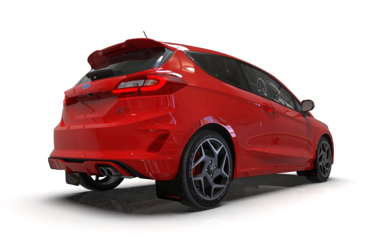 Rally Armor 18-22 Ford Fiesta ST MK8 Black UR Mud Flap w/ Red Logo