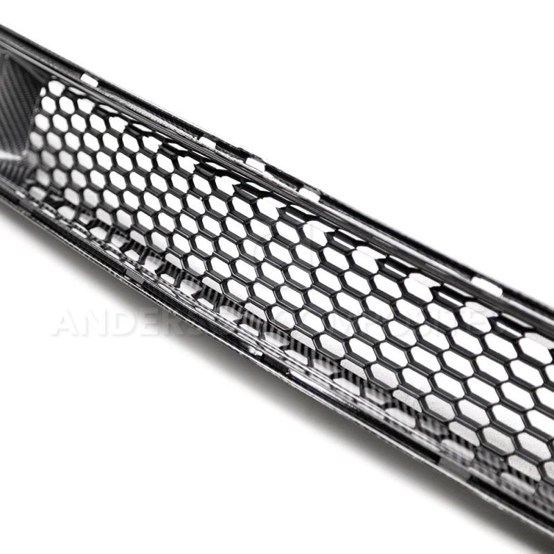 Anderson Composites 15-17 Ford Mustang Front Carbon Fiber Lower Grille