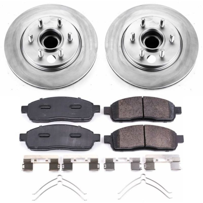 Power Stop 04-08 Ford F-150 Front Z17 Evolution Geomet Coated Brake Kit