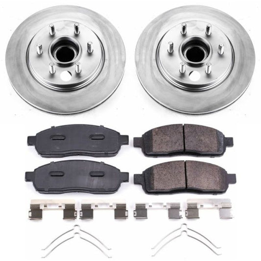 Power Stop 04-08 Ford F-150 Front Z17 Evolution Geomet Coated Brake Kit