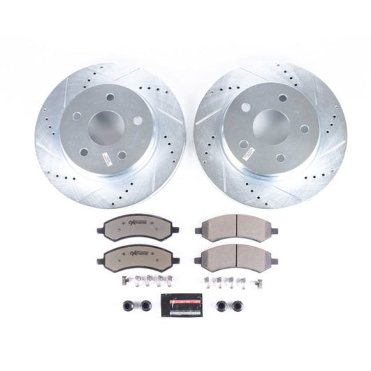 Power Stop 07-09 Chrysler Aspen Front Z36 Truck & Tow Brake Kit