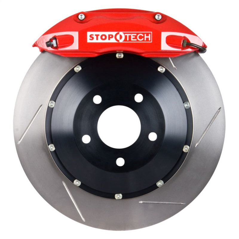 StopTech 92-00 Lexus SC300 Rear BBK Red ST-60 Calipers Slotted 355x32mm Rotors/Pads/SS Line