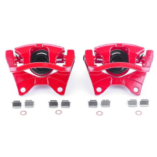 Power Stop 07-11 Dodge Nitro Rear Red Calipers w/Brackets - Pair