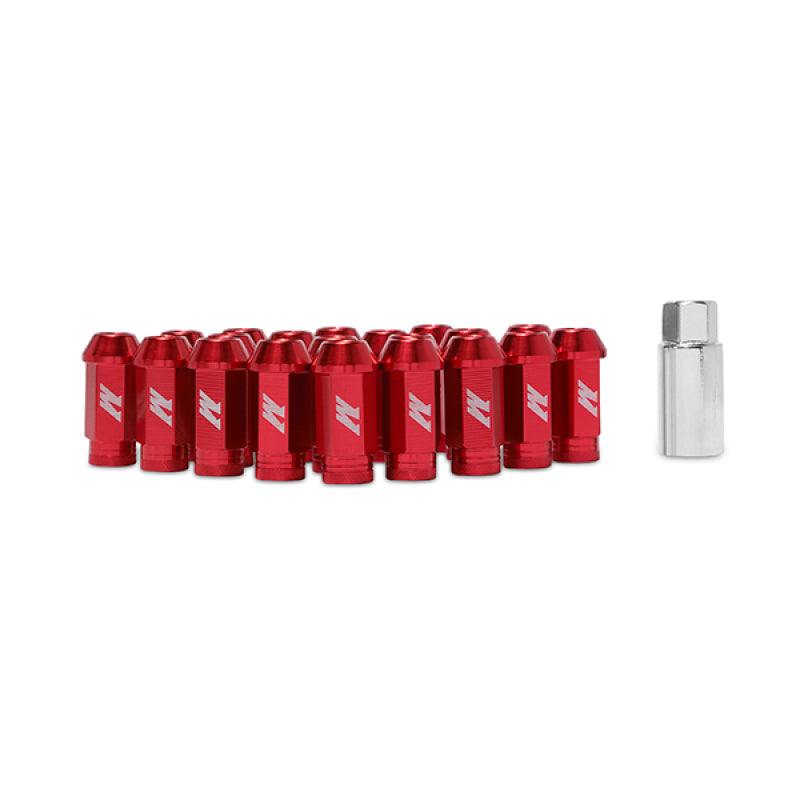 Mishimoto Aluminum Locking Lug Nuts M12 x 1.25 - Red